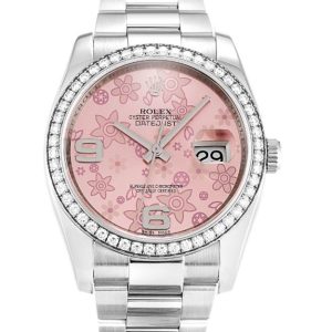 Rolex Datejust Pink Floral Dial 116244
