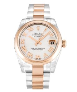 Rolex Datejust Mid-Size Pearl-White Dial 178241