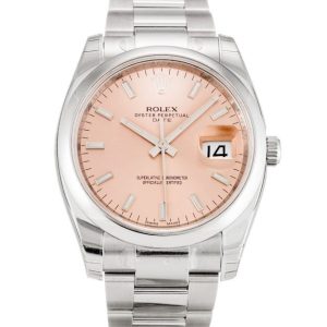 Rolex Oyster Perpetual Date 34mm Salmon 115200