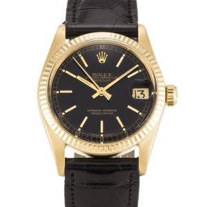 Rolex Datejust Nero Dial Mid-Size 6827