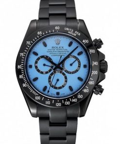 Rolex Cosmograph Daytona Blue And Nero Dial Nero Stainless Acciaio Case And Bracelet 1454250