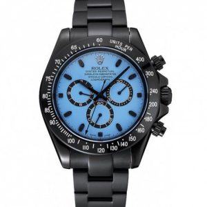 Rolex Cosmograph Daytona Blue And Nero Dial Nero Stainless Acciaio Case And Bracelet 1454250