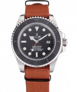 Rolex Submariner STEALTH MK III Brown Fabric Band rl425 621387