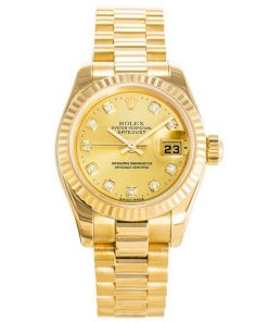 Rolex Datejust Gold Ladies 179178