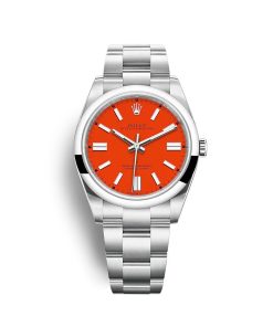 Rolex Oyster Perpetual 41mm Coral Red