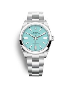 Rolex Oyster Perpetual 41mm Turquoise blue