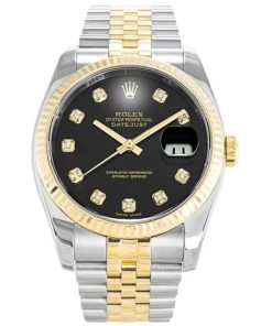 Rolex Datejust Two Tone Nero