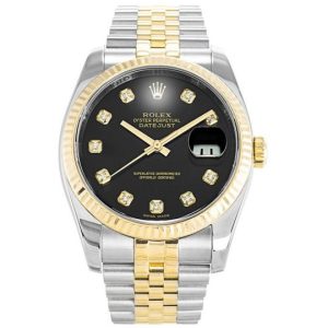 Rolex Datejust Two Tone Nero