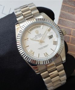 Svizzera Replica Rolex Day-Date Argento | RLX 228