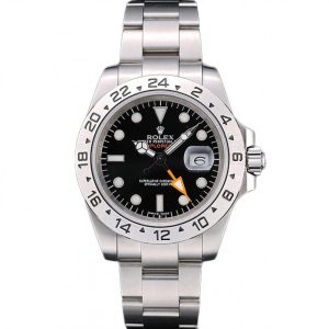 Rolex Svizzera Explorer Stainless Acciaio Bezel Nero Dial Orologi