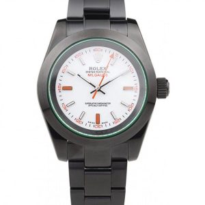Rolex Milgauss Pro-Hunter Tinted Green Saphire White Dial PR116610