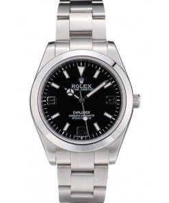 Rolex Explorer Stainless Acciaio Bezel Nero Dial 42002