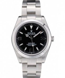 Rolex Explorer Stainless Acciaio Bezel Nero Dial 42002